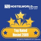 Top rated hostel 2009 @ hostelworld.com